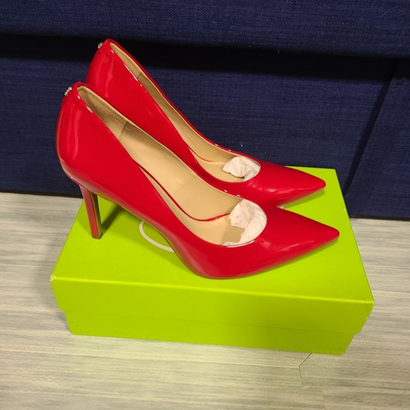 Sam Edelman Women's Hazel Ruby Red Pump new size 11 - Picture 3 of 8